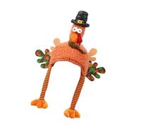 Whltzf Comodo cappello di tacchino delicato per adulti e per migliorare gli spiriti di Natale e Ringraziamento