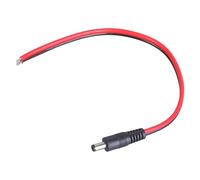 Whltzf DC5521 SUPERIMENTO 5 5 Mmx2 1 Mm Cita Alimentazione Maschio 14awg Filo Nudo Open Filo Cavo Riparazione CCTV Strissioni LED Sicurezza LED LED LEGGI