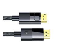 Whltzf DisplayPort 1.4 Cavo 8K@60Hz 4K@144Hz 2K@165Hz DisplayPort Male A Maschio Cavo Estensione da 32 4 Gbps per Laptop PC Cavo DisplayPort