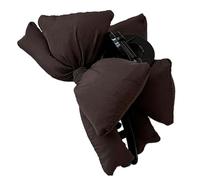 Whltzf Elegante fermaglio per capelli con fiocco grande floccato per donne garantisce durata e comfort senza danni ornamento lussuoso, Misura unica, come descritto