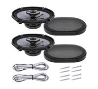 Whltzf Full Ranges Veicolo Coassiale Altoparlanti Set 380W Alta Sensibilità Stereo Per Gli Appassionati Di Musica Suono Superiore Facile Installazione
