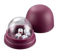 Whltzf Il gioco sicuro dadi la tazza con le costruzioni essenziali di durevolezza pp del coperchio per gli incontri sociali e le ricreazioni che giocano gli accessori