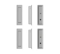 Whltzf Maniglia moderna da incasso per porta dell'armadio in acciaio inossidabile antiruggine tira le manopole del cassetto maniglie nascoste Hardware Maniglia durevole del cassetto dell'acciaio