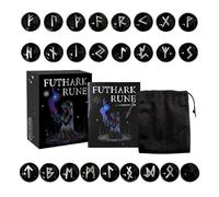 Whltzf Mystical Runed Stones For Meditations Handmade Divinazione Tools With Sacred Sigils Spiritual Guidance Rituale Accessori