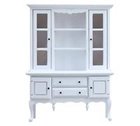 Whltzf Piccolo armadio in legno fatto a mano per case delle bambole realistico scala 1/12 camera da letto mobili da cucina modello artigianato fotografia arredamento fatto a mano armadio per piccole