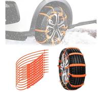 WHLXQ 10PCS Catene Antiscivolo per Pneumatici Auto, Catene di Emergenza per Esterni, compatibili con Audi Q2 Q3 Q4 Q5 Q6 Q7 Q8 TT R8 S1 MK2 4M