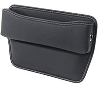 WHLXQ Scatola portaoggetti per seggiolino Auto per Toyota Runner Sequoia RAV4 Highlander Urban Cruiser Hilux, Organizer Auto in Pu per Telefoni, Chiavi, Occhiali da Sole,A/Black