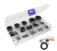 Whnbuij Anello Guida per Canna da - Kit di Riparazione Occhi per Canna da da 160 pezzi/11 Dimensioni con Una pinzetta, Anello Guida in Ceramica, Riparazione Occhiello per Cana da ad Alta re