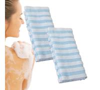 Whnbuij Asciugamani esfolianti per il viso - 2 x esfolianti per la schiena | Asciugamano esfoliante per la schiena della doccia