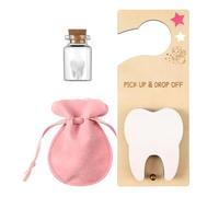 Whnbuij Borsa porta denti | Contenitore salva-denti da bambino - Versatile borsa per ragazzi e ragazze, squisito souvenir per camera da letto, vetrina per sala giochi