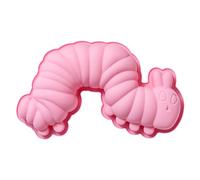 Whnbuij Caterpillar - Stampo per mousse per pane in garza, stampo a forma di bruco | Stampo in silicone per vassoio di macinazione toast Caterpillar, stampo in silicone