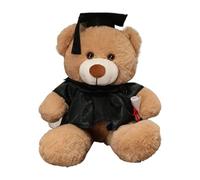 Whnbuij Certificato di partenza 'orso di peluche - Orso di peluche, talarbär | Memoriale laureato con un cuscino morbido e morbido per gli amici, regalo per la celebrazione della scuola