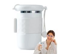 Whnbuij Cestino in con maniglia, automatico, magnetico, impermeabile, cestino da picnic intrecciato, per tè, latte, uomini, donne, viaggi, sport