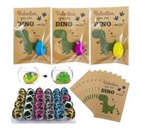 Whnbuij Dino Egg Toys - Confezione da 24 uova di dinosauro crescenti con uova di dinosauro | Le uova di dinosauro schiuse crescono in acqua, si aprono, giocattolo