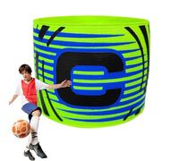 Whnbuij Fascia da capitano di calcio | Fascia elastica per bambini, Adolescenti, Giocatori di football, Band C, Capitan Football Band per eventi, competizioni, pratiche e allenamenti
