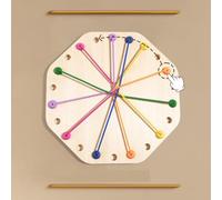 Whnbuij Game di distraggero della corda, gioco Knot Rope Knots Untying Challenge Toy for Kids, Board Educational per l'allenamento educativo del pensiero