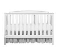 Whnbuij Gonna per lettino da bambino - Volant senza per culla con volant, gonna elegante per biancheria da letto per bambini | Gonna piccola 28 "x 52" con pompon decorativi, gonna