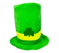 Whnbuij Green Top Hat - Lightweight St Patricks Day Day Leprechaun Hat con fibbia dorata | Cappello da cosplay da vacanza irlandese leggero, cappello da costume per adulti, adolescenti, uomini, donne