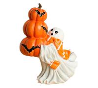 Whnbuij Halloween Ghost Statue - Collezionismo, decorazione autunnale | Adorabile Abbraccio di Fantasma, Accento di Halloween leggero Durevole, Centro tavolo ideale per il portico vib