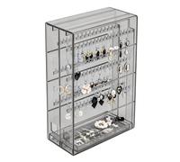 Whnbuij Jewelry Organizer Clear Stand Acrylic with Drawer