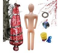 Whnbuij Manichino di Halloween a corpo intero, puntelli gonfiabili per Halloween, spaventoso modello di corpo gonfiabile di Halloween, gonfiabili per cortile esterno e giardino