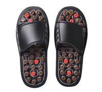 Whnbuij Pantofole massaggianti, antiscivolo, comode, unisex, sandali rilassanti per i piedi, scarpe salutari per casa e appartamento
