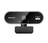 Whnbuij PC 4K Webcam - Smart PTZ Camera, Video 4K Monitoraggio Wireless con connettività Diretta USB per Il Desktop Conference Teams Meetings Business Game Computer