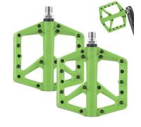 Whnbuij Pedale per bici - Piattaforme antiscivolo per bici - Poggiapiedi colorato antiruggine impermeabile per bici elettriche pieghevoli da strada, montagna, città