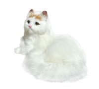 Whnbuij Peluche per Gatti - Repliche Feline in Peluche realistiche per Animali da Compagnia | Gatto Fatto a Mano, Amico di Gatto, Animale Domestico, Gatto Realistico