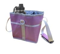 Whnbuij per bottiglia d'acqua, grande capacità | acqua con tracolla regolabile - escursionismo sport passeggiata palestra spiaggia scuola, rosa, Consulte la descripción