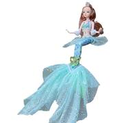 Whnbuij Principessa La Sirenetta - Tendenza ispirata ai film classici con membri articolati | giocattolo da collezione per bambini, dolce per regali di Natale e