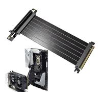 Whnbuij Riser Pcie - Cavo Pcie | Cavo Di Montaggio Flessibile Cavo Di Estensione Pcie, Dati Ad Alta Velocità, Cavo Elevatore Gpu Con Design Ad Angolo Retto Per Flusso D'aria Migliorato