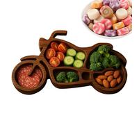 Whnbuij Schede di salumi in legno - Scheda per salumi a bordo di salmi a 28 cm Verdure alimentante, centrotavola da tavolo da porto in legno, contenitore alimentare versatile per snack carne vegetale