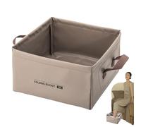 Whnbuij Secchio per l'acqua pieghevole, 13 l, pieghevole, quadrato, per campeggio, per , contenitore per acqua di grande capacità per uso quotidiano