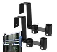 Whnbuij Set di 2 ganci per pali da piscina, antiruggine, resistenti alle intemperie, , per stagni da piscina per esterni