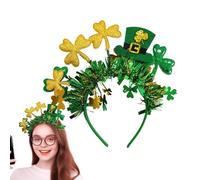 Whnbuij SIAM ROCK HAREBAND -IRELAND KARNIVAL HEADBAND | 20 x 24 cm/7,87 x 9,45 pollici Questa fascia per capelli Chamlock ha una striscia colorata