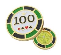 Whnbuij Strumenti Di Marcatura Della Pallina Da Golf - Marcatori Di Posizione Di Golf Doppio Lato Accessori Per Pallina Da Golf | Strumento Di Lettura Putting Green, Marcatori Di Formazione
