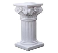 Whnbuij Strumenti di scrittura scandinava - Colonna, figura di resina sintetica, colonne greche, | Colonna romana, colonna - Scultura della colonna bianca come allegato per compleanno, vacan