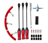 Whnbuij Tirare Changing Jack Set - Motorcycle Tire Levers,Tirare Changer Tire Removal Tool | Professional Multi-Function Dirt Tire Spoons, Tirare Removal Iron, Mounting Tools for Family, Friends, Home