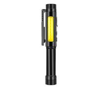 Whnbuij Torcia Pen, piccola torcia elettrica | Luce tascabile a LED impermeabile con clip - 500 luce da lavoro brillante da 500 lumen con 2 modalità per tutti i giorni, ispezione, all'aperto