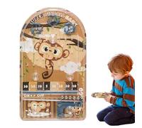 Whnbuij Toys per la macchina da gioco Maze - Giocattoli leggeri, ricreazione retrò | per il flipper da tavolo tridimensionale per famiglie, giochi di viaggio alimentati a batteria, esperienza di