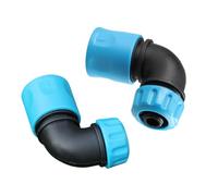 Whnbuij Tubo da giardino a gomito a 90 gradi, set di 2 per tubo da giardino a connessione rapida, versatile accoppiatore di ricambio per esterni, cortile, patio, casa, fattoria