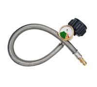 Whnbuij Tubo del gas per con manometro, per sostituire il tubo del gas con manometro, per pentole da 15 pollici con display in reale per proprietari di case mobili per