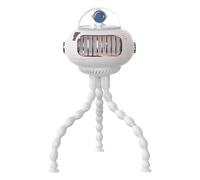 Whnbuij Ventola per passeggini Baby - Raffreddatore d'aria Octopus, mini ventilatore ricaricabile | raffreddamento passeggino flessibile con ricarica USB, velocità regolabile tranqu