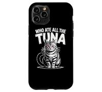 Who Ate All The Tonno Angry Cat Funny Custodia per iPhone 11 Pro