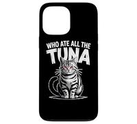 Who Ate All The Tonno Angry Cat Funny Custodia per iPhone 13 Pro Max