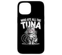 Who Ate All The Tonno Angry Cat Funny Custodia per iPhone 15