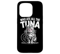 Who Ate All The Tonno Angry Cat Funny Custodia per iPhone 15 Pro