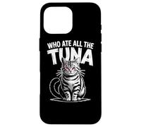 Who Ate All The Tonno Angry Cat Funny Custodia per iPhone 16 Pro Max