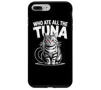 Who Ate All The Tonno Angry Cat Funny Custodia per iPhone 7 Plus/8 Plus